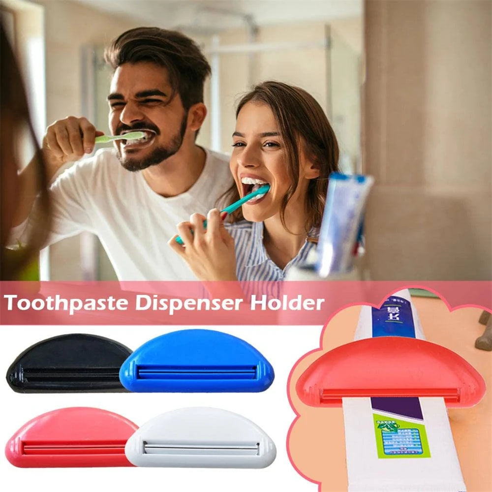 1 Pc Bathroom Accessory Small Item Bathroom Practical Toothpaste Squeezer Toothpaste Companion All-round Toothpaste Extruder